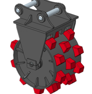 Excavator Compaction Wheel